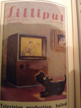 An advert for an early television set. Source: Chronicle of the 20th century.