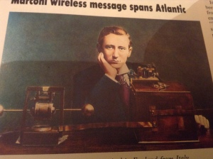 Marconi's work with wireless messaging allowed 'wireless radio' tecnology to greatly advance. Source: Chronicle of the 20th Century. 